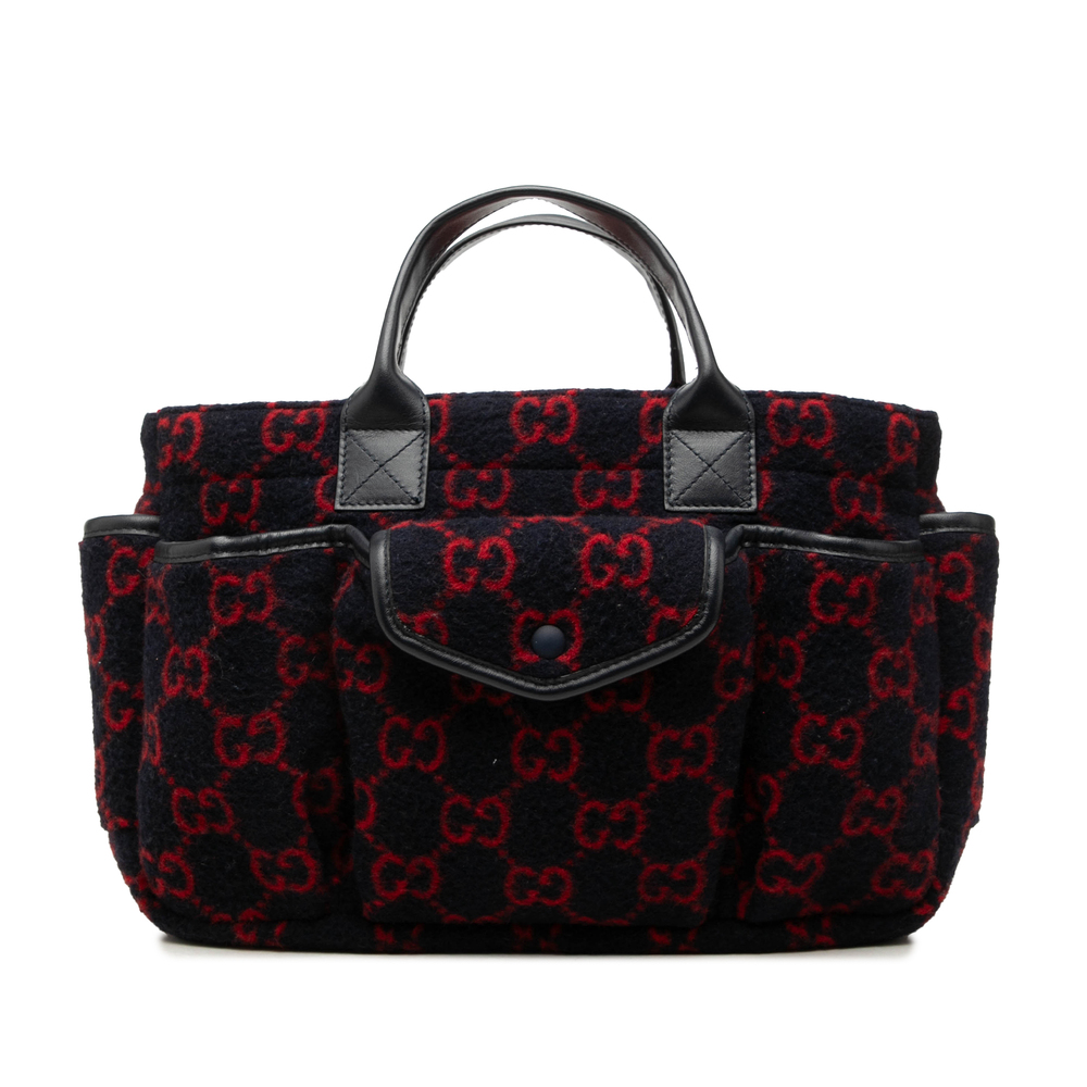 Pre-Loved Gucci GG Wool Children's Pocket Handbag